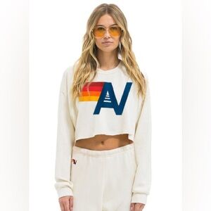 Aviator Nation Crop sweatshirt